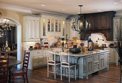 luxurious home features gorgeous high-end cabinetry