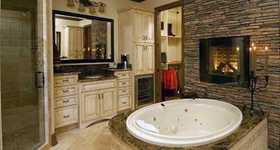 Warmly Yours heated stone and heated tile flooring