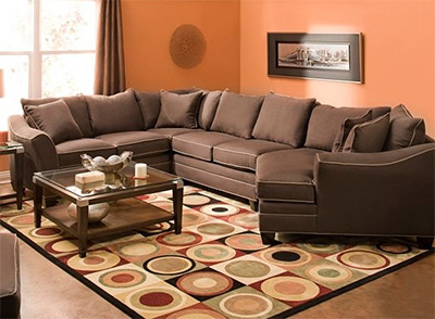 Raymour & Flanigan Foresthill 4-pc. Microfiber Sectional Sofa