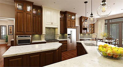 Choose the proper surface for a gorgeous kitchen.