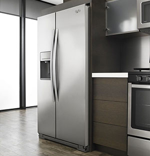 Whirlpool 21 cu ft. Counter Depth Side-by-Side Refrigerator