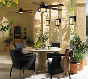 LAMPS PLUS Outdoor Dining Room