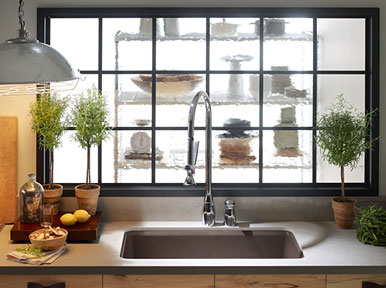 Riverby™ self-rimming single basin kitchen sink
