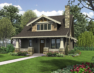 Bungalow floor plans are very popular in the Western US.