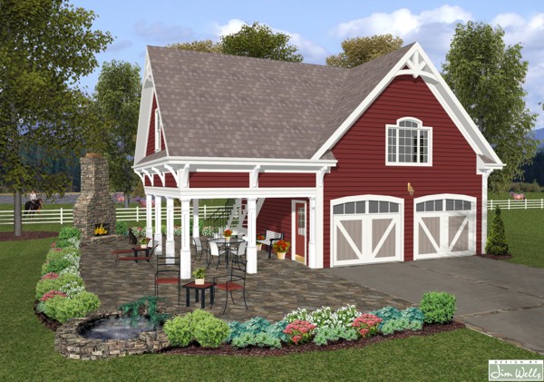Barn Garage with Apartment Plans