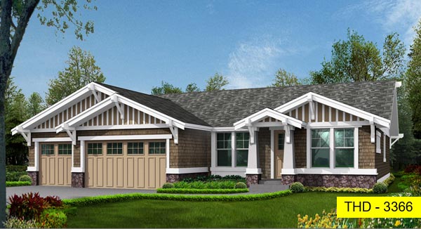 This One-Story Home Has Three Grouped Bedrooms, a Den, Formal Living Space, and a Family Room!