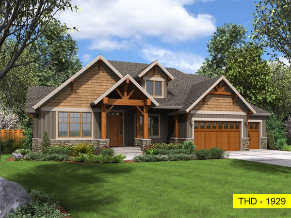 A Lovely Luxury Craftsman with Open Concept Living, Four Split Bedrooms, and an Office!