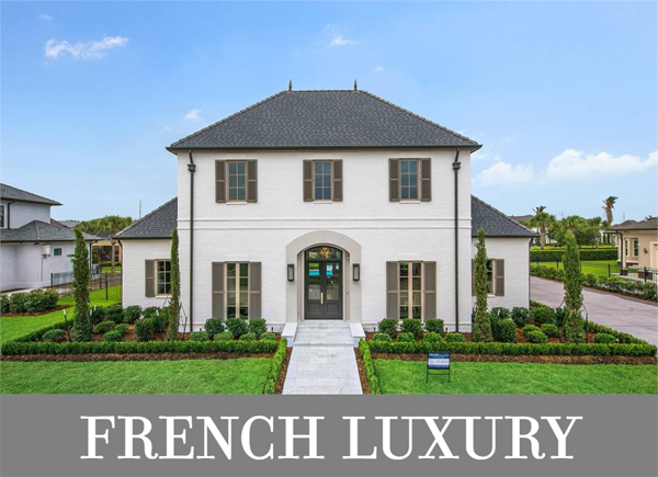 A Two-Story French Country Design with 4,176 Square Feet, Four Bedrooms, and Wide Open Living