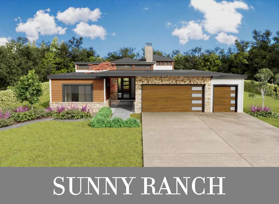 A Unique Modern Ranch with Two Bedrooms in the Main House and a Casita in Front