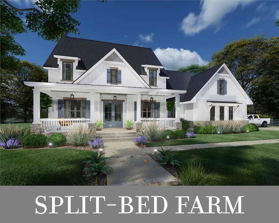 A Midsize Two-Story Home with Three Split Bedrooms, Plenty of Outdoor Space, and Flexibility