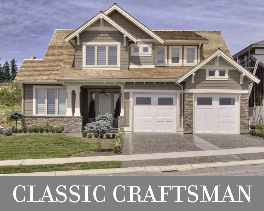 A Midsize Craftsman with Four Grouped Bedrooms Upstairs and a Two-Bed Apartment in the Basement
