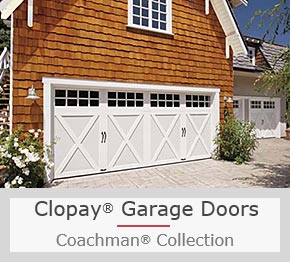 A Stunning Steel Garage Door with Carriage House Looks