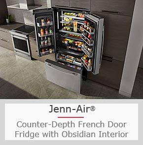 A Sleek Modern Fridge with Features You Can Monitor and Adjust Through an App