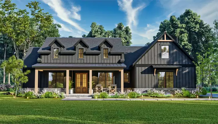 image of ranch house plan 6199