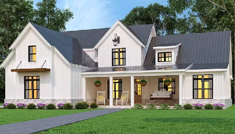 image of 1.5 story house plan 9071