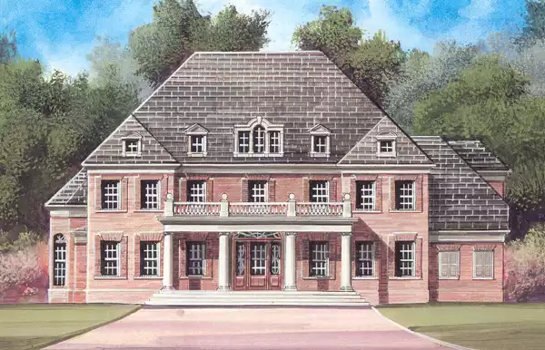image of luxury house plan 6008