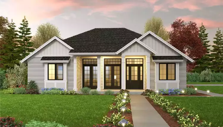 image of ranch house plan 6574