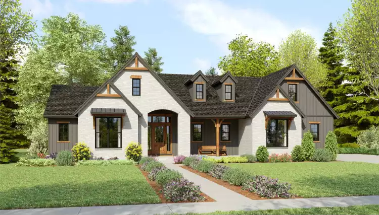image of ranch house plan 6880