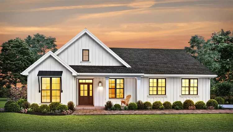 image of affordable farmhouse plan 8317