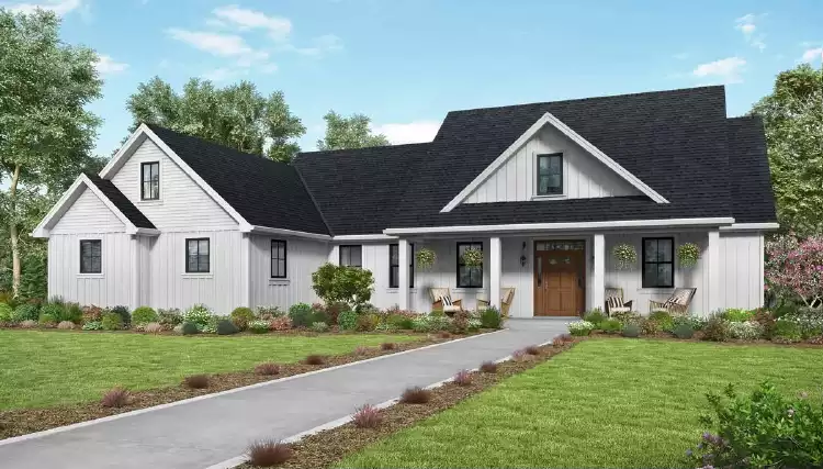 image of ranch house plan 4715