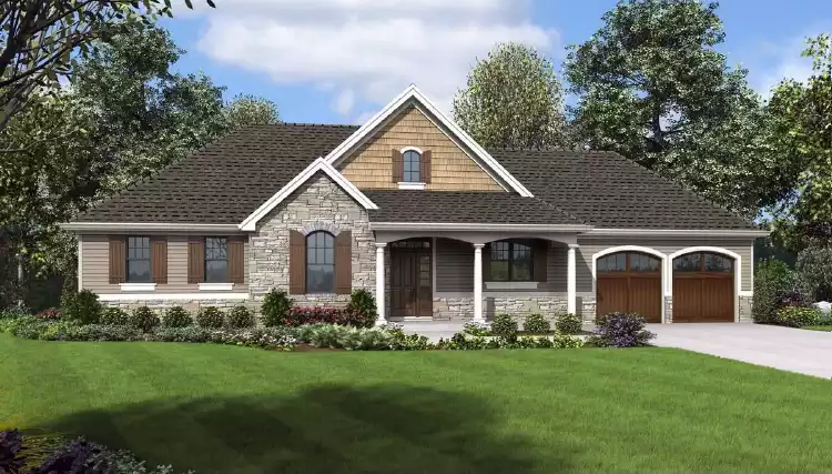 image of ranch house plan 5584
