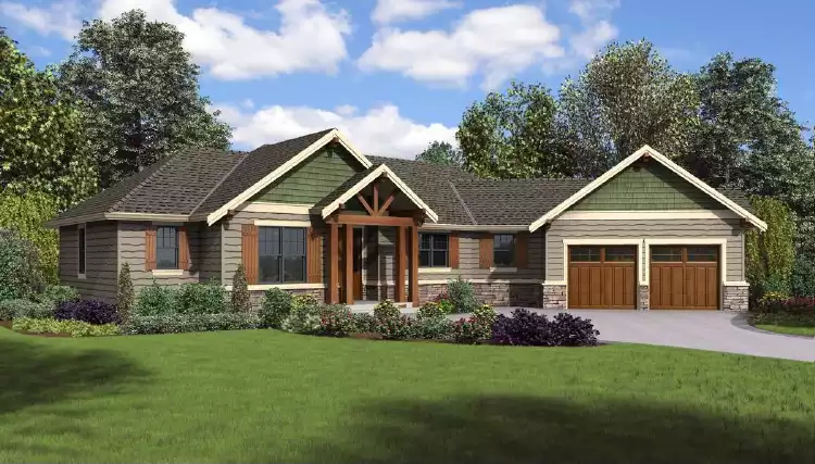 image of ranch house plan 6006