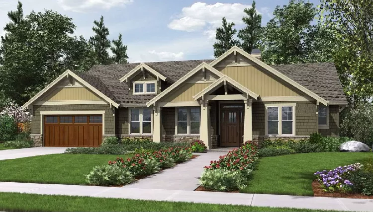 image of ranch house plan 9458
