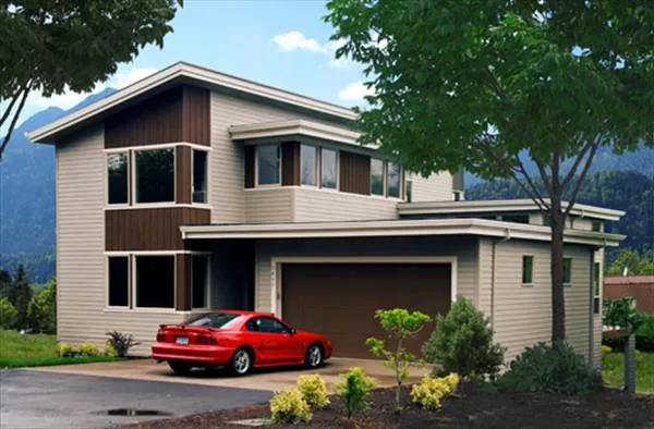image of modern house plan 8236