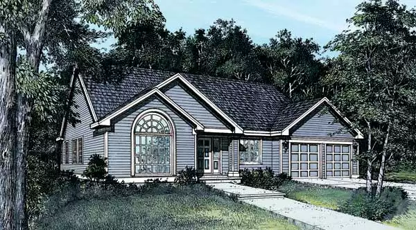 image of bungalow house plan 2407