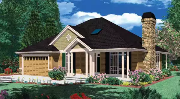 image of ranch house plan 2413