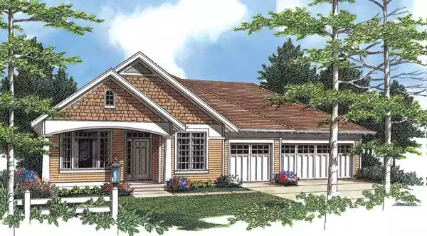 image of country house plan 2424