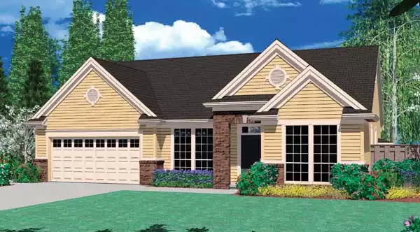 image of ranch house plan 2434