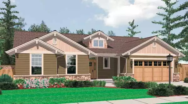 image of bungalow house plan 5230