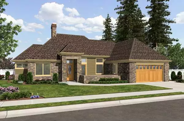 image of ranch house plan 2260