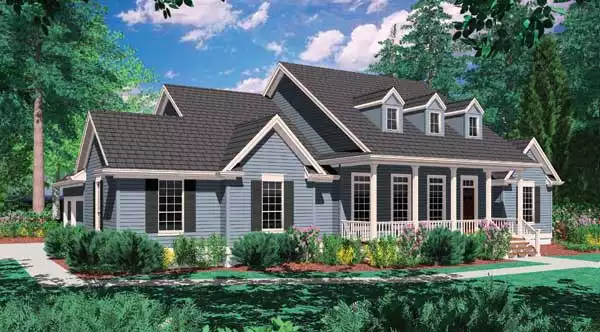 image of cape cod house plan 4324