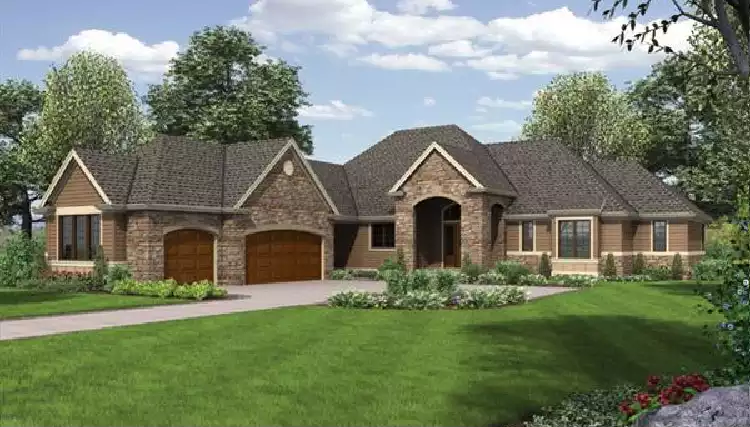image of ranch house plan 1559