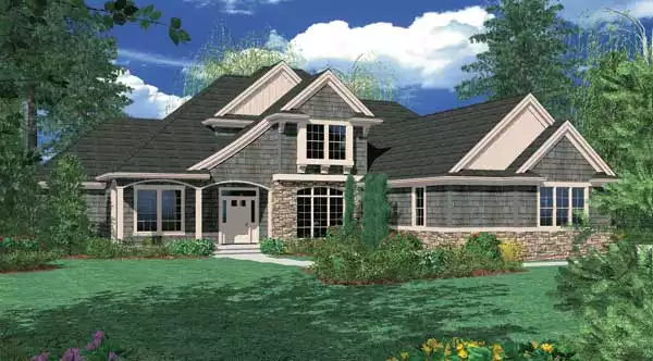 image of cottage house plan 2570