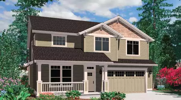 image of country house plan 4600