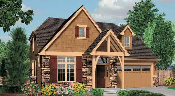 image of bungalow house plan 5240