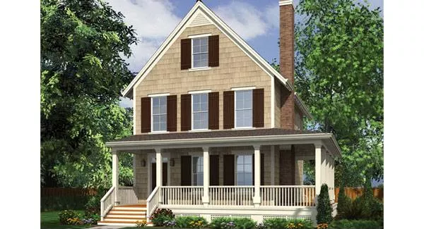image of country house plan 8538