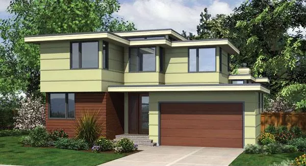 image of modern house plan 8238
