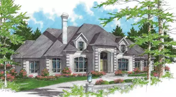 image of luxury house plan 2745