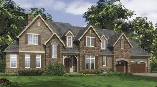 image of french country house plan 6914