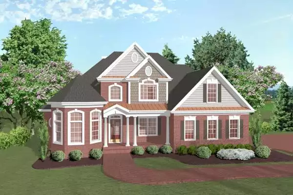 image of country house plan 6255
