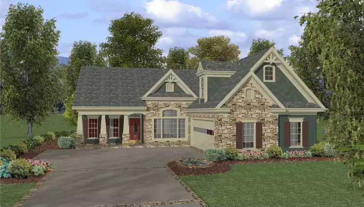 image of southern house plan 6923