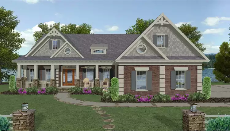 image of southern house plan 7405