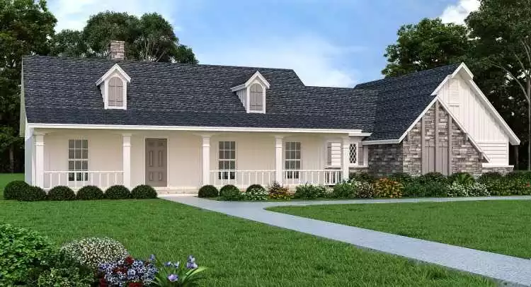 image of southern house plan 3563
