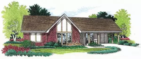 image of southern house plan 5357
