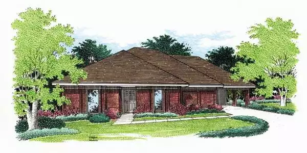 image of southern house plan 5367