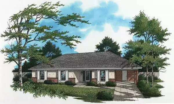 image of southern house plan 5221